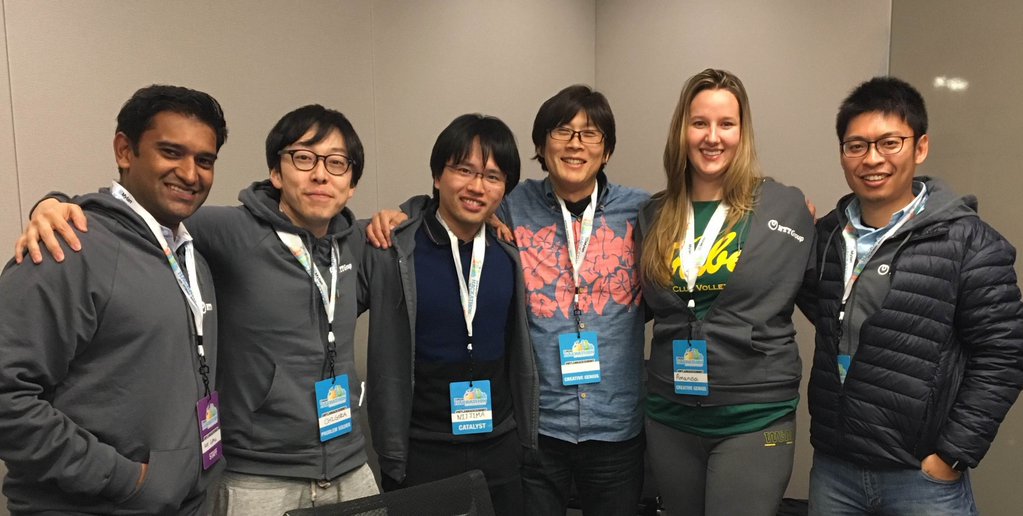 ninasimosko's tweet photo. I am so proud of the @ntti3 @nttpr Hacker team. 1st place and a flawless demo after 34 hours of no sleep! #hackathon https://t.co/vDcrWrTxOg