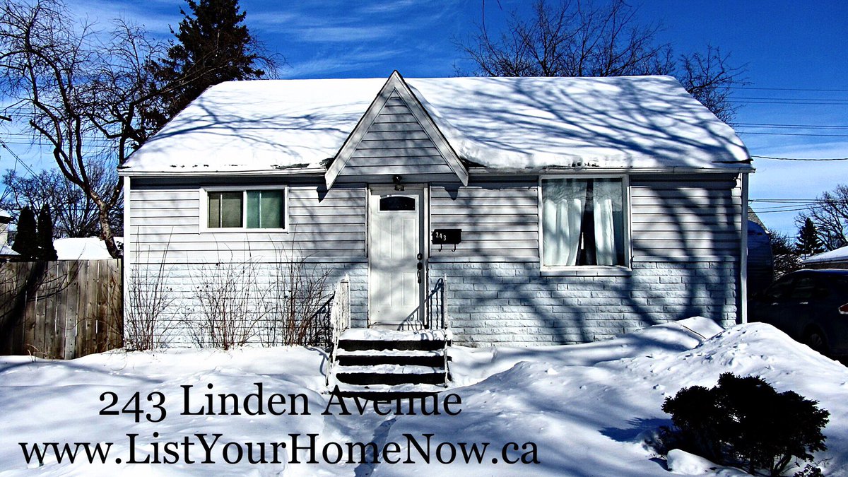 homesinwpg's tweet photo. Open House 2-4pm today at 243 Linden Avenue! #forsale #MLS #homesinwpg #winnipeg https://t.co/ifGKLy2lrE
