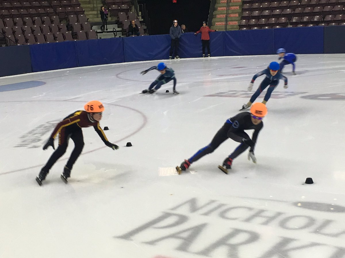 match_strike's tweet photo. And they're off! Fierce competition here at the @BCGames1 #penticton #speedskating #bcgamestv https://t.co/RTn28CQfaj
