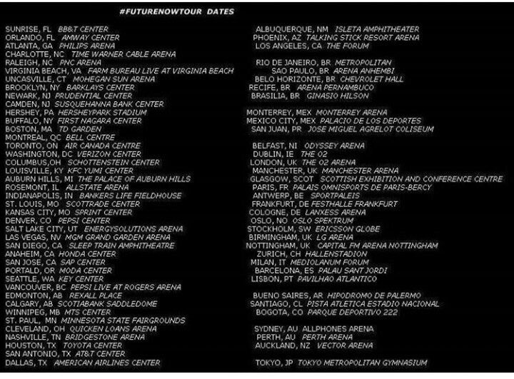 DemiTourCentral's tweet image. If you see these "dates" floating around, know that they are fake.Wait for official news about dates. #FutureNowTour