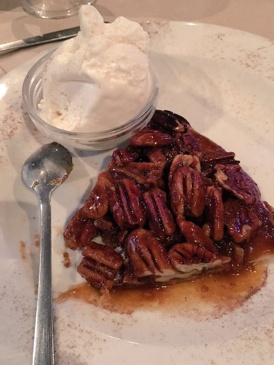 PDorp's tweet image. Hot pecan nut pie after a stressful weekend! @brads_grill