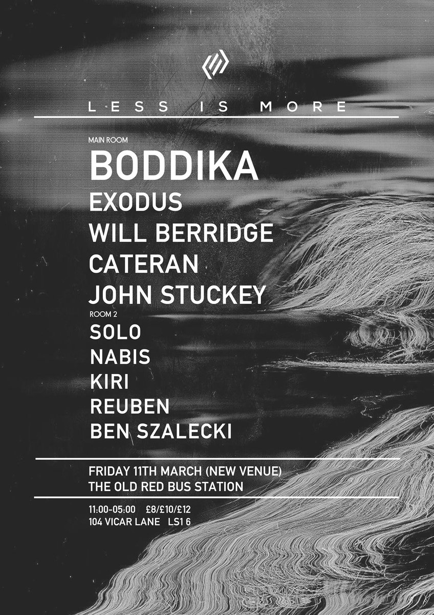 LessisMoreLeeds's tweet image. Less is More returns to Leeds at a brand new venue!
Facebook event: on.fb.me/1OnIds4
#techno #newvenue #party