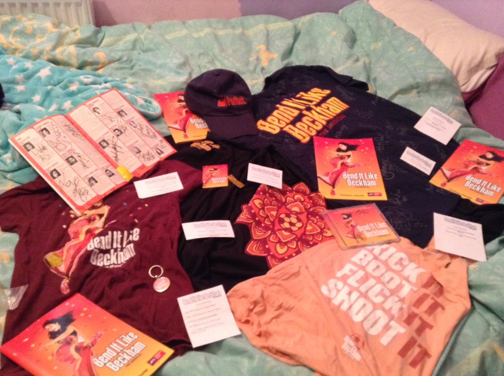 HarriersFans's tweet photo. #BendItMemories our major @benditmusical merchandise haul! https://t.co/h8CZquh7Hp