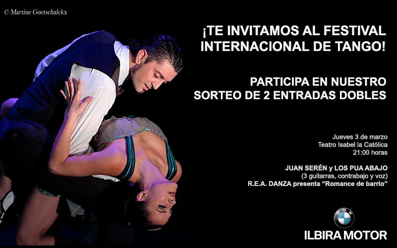 #BMWriders queréis disfrutar <a href="/tangogranada/">F. Tango Granada</a>? ¡Participa! ow.ly/YMLyL #FestivalTangoGranada #Granada