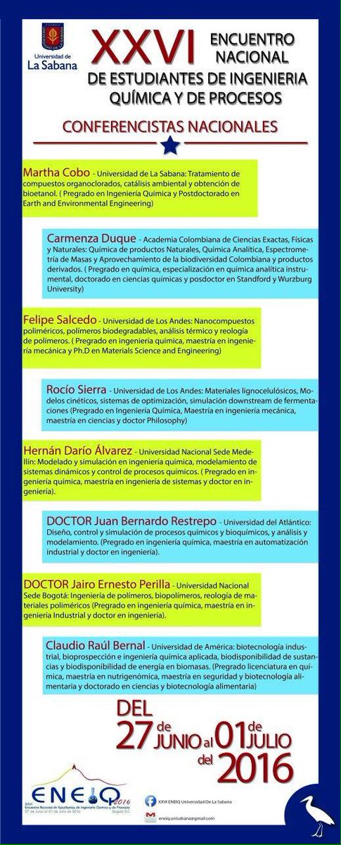ENEIQUNISABANA's tweet photo. Conferencias a nivel nacional. #ModoENEIQ https://t.co/z4S3egQBWg