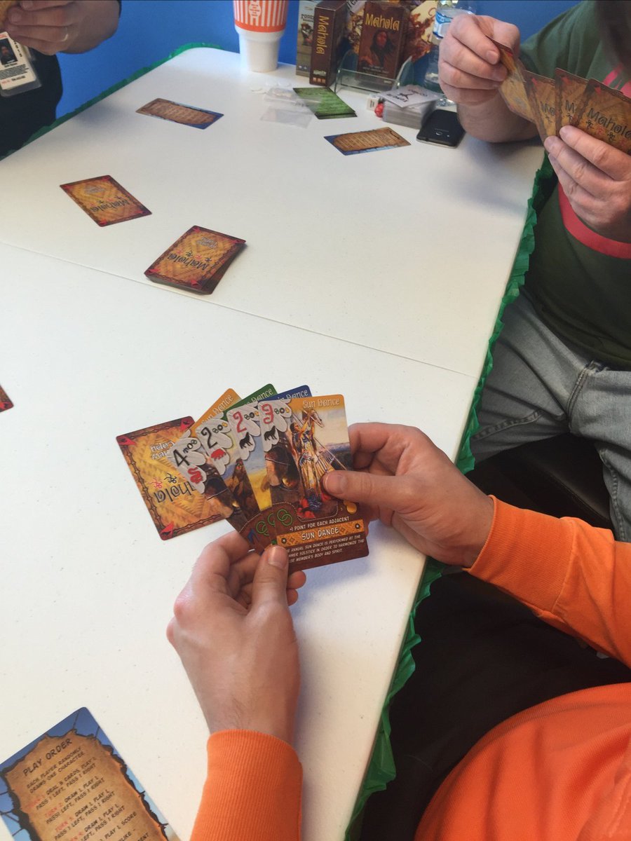 DalDesignGroup's tweet photo. @sphansengames Mahola!! Played at @docscomicsgames during Dallas Satellite event. https://t.co/fHeGqO7Khn
