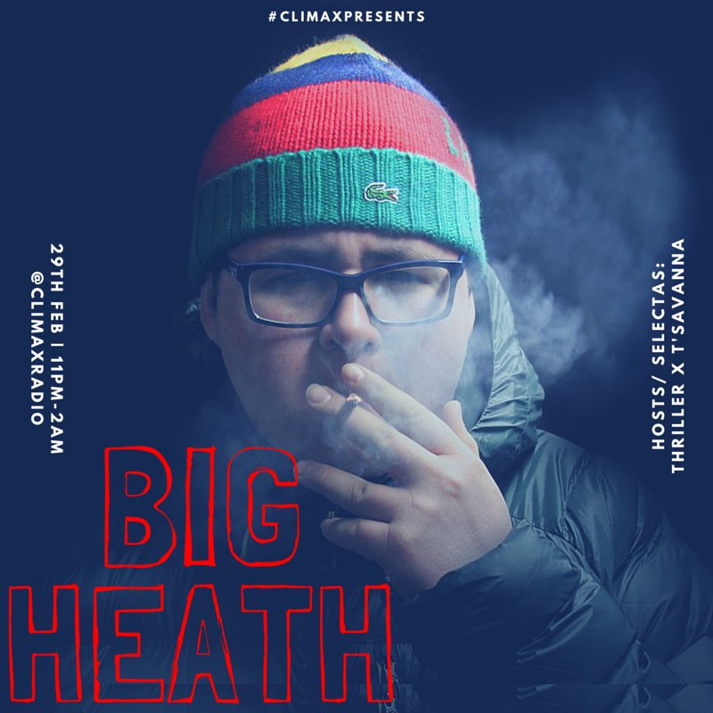 Toniaa19's tweet photo. 3 HOURS TO GO!
EP.30 #ClimaxPresents @BigHeath95
Hosted By Myself x @ItsKingThriller | https://t.co/9CnFyjlrx5 https://t.co/VVQOxnwM4A