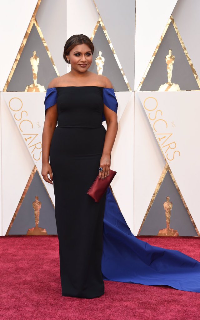 Mindy Kaling.. what an #Oscar beauty!! #Oscars2016