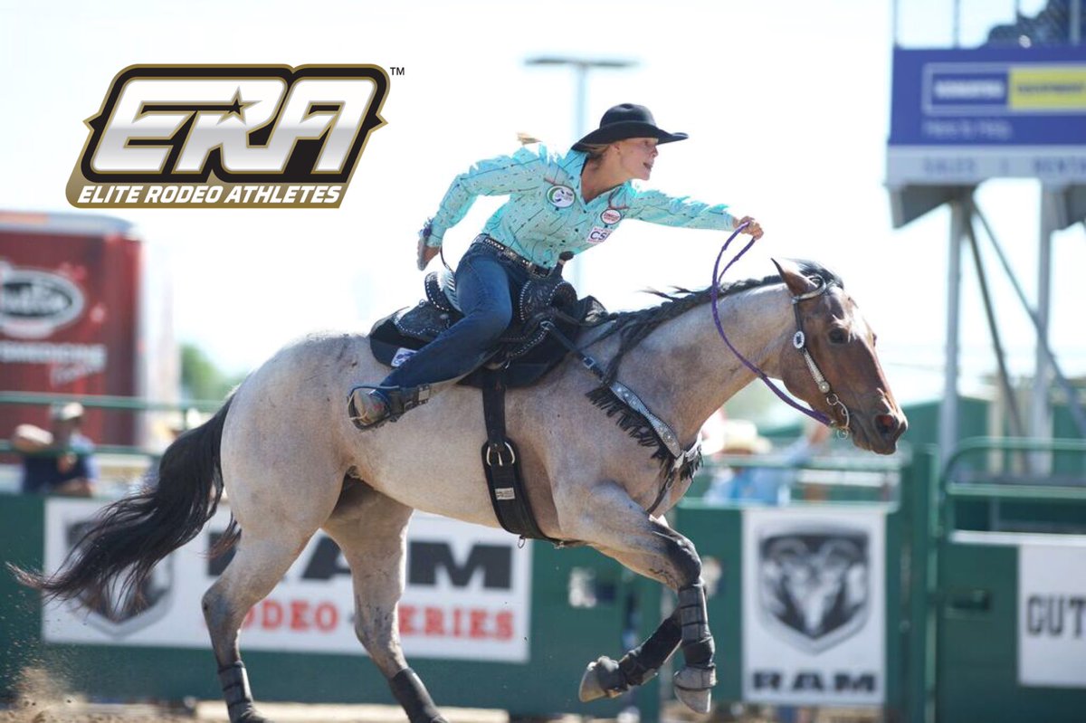 WCRARodeo's tweet photo. #ERAAthlete, Sarah Rose McDonald wins #TheAmerican Barrel Racing for $100,000!!! #amazing https://t.co/tkr2nEHx4H