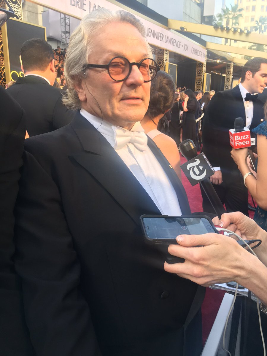 George Miller says a woman recently told him she is naming her baby Furiosa. #Oscars
