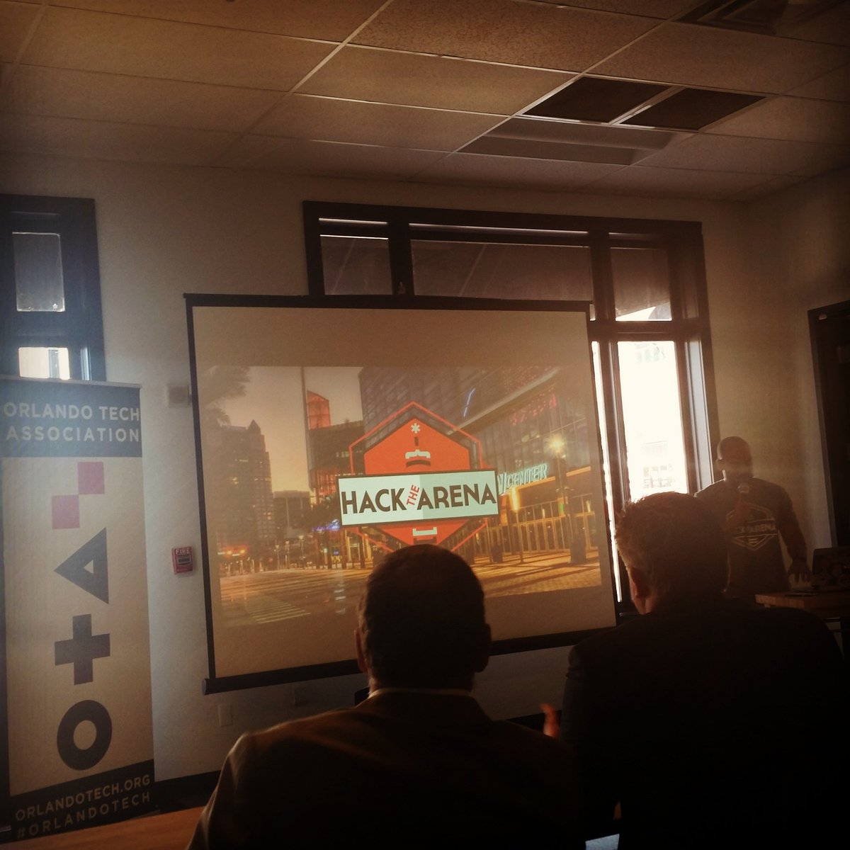 jcramos426's tweet photo. #hackthearena #OrlandoTech presentations with @OrlandoMagic + @OrlandoHockey https://t.co/mqgdee1zRP