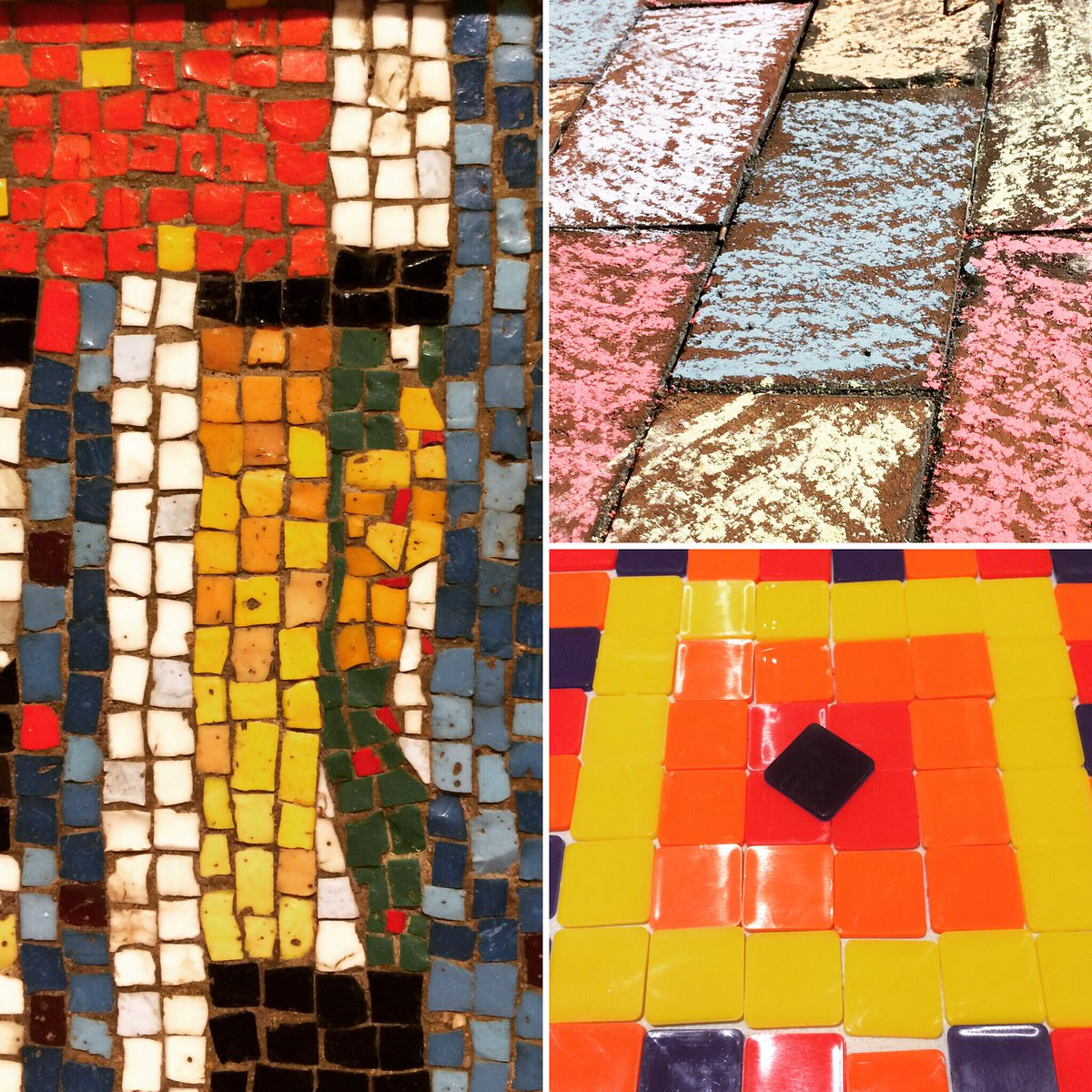 AcklandArt's tweet photo. Create art inspired by #HansHofmann's mosaic murals at @AcklandArt today. #HandsOn #HansOn #WallsOfColor #seemoreart https://t.co/DgDQtGpubt