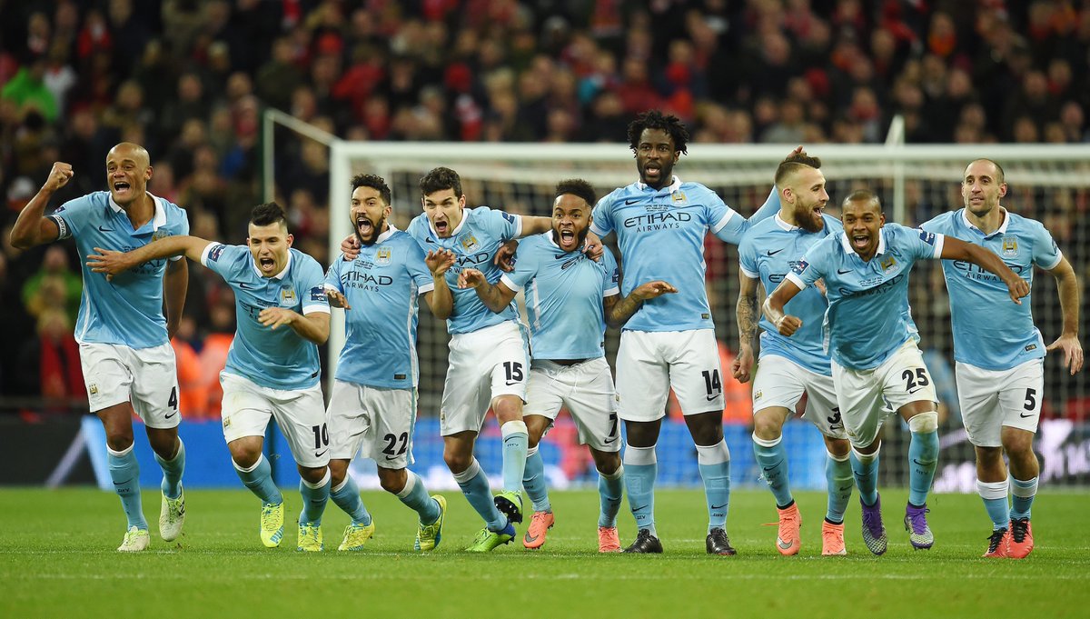 aguerosergiokun's tweet photo. Grande equipo! Grande Willy! Grande el City! Campeones! C'mon, team!  C'mon, Willy! C'mon, City! Champs! #LeagueCup https://t.co/76J1Kt3QMV