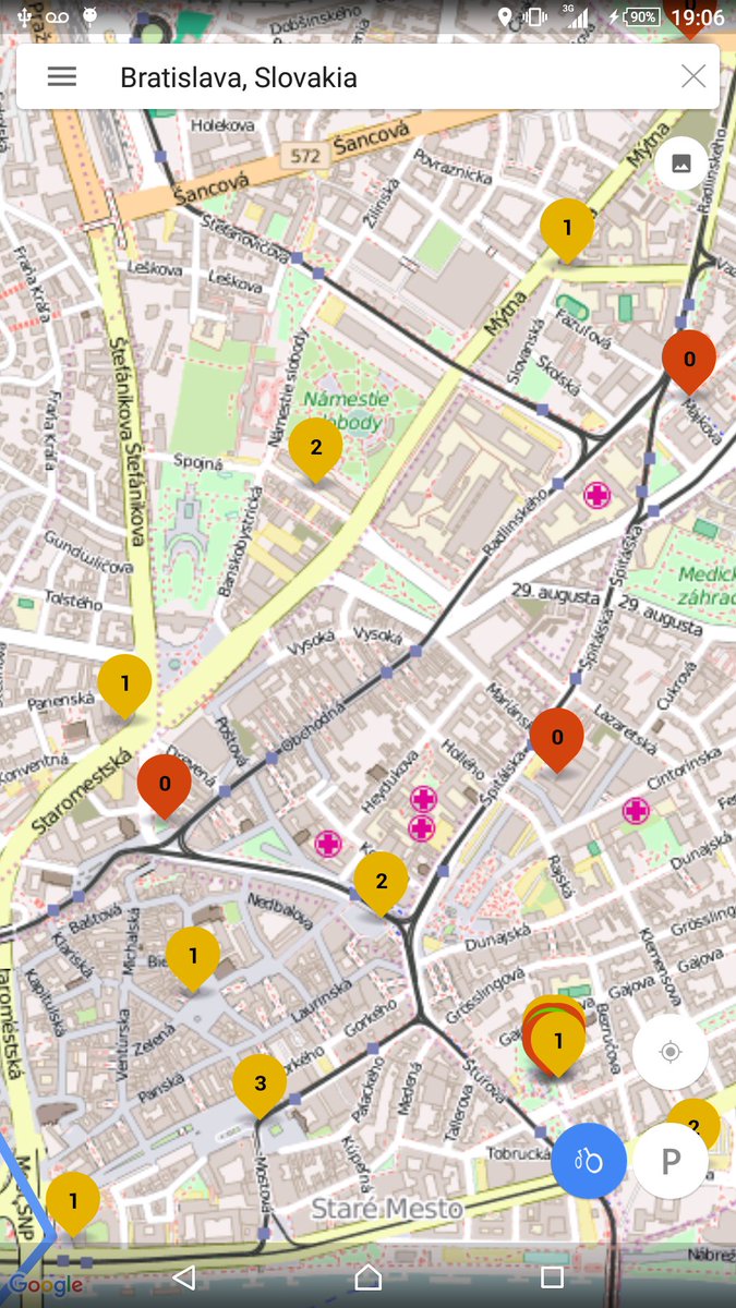 EasyBike_'s tweet photo. added @OpenBikeShare data source for #bikesharing in #bratislava (#Slovakia) https://t.co/6m4dWFQJJf