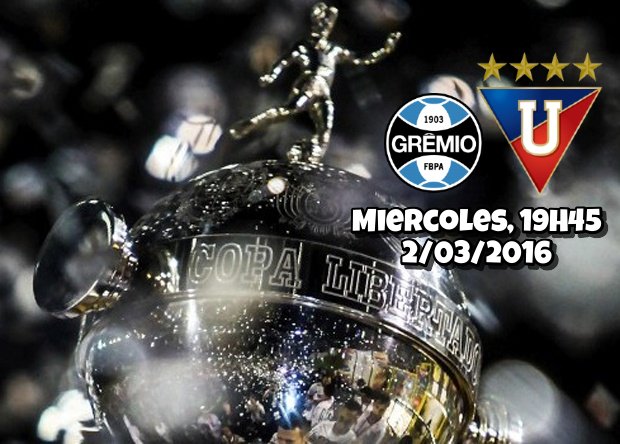 laUenelcorazon's tweet photo. Proximo partido de #LIGA por la #CopaLibertadores ⚽ 
📆 Miércoles, 2 de Marzo
⌚ 19:45
📌 Arena do #Gremio https://t.co/JDvcAoL0Y7