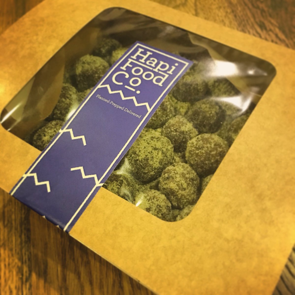 HapiFoodCo's tweet photo. Here's a shot of a large pack of energy balls we brought to one office this weekend #hapisnacks https://t.co/t82XjOrNjZ
