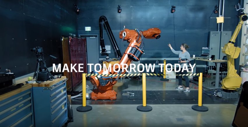 SimonYorkeNZ's tweet photo. MAKE TOMORROW TODAY - This is the Future of Making Things @autodesk https://t.co/zXV8IuAg4y https://t.co/uq8Wfoe7iM