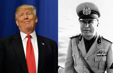 Trump y Mussolini