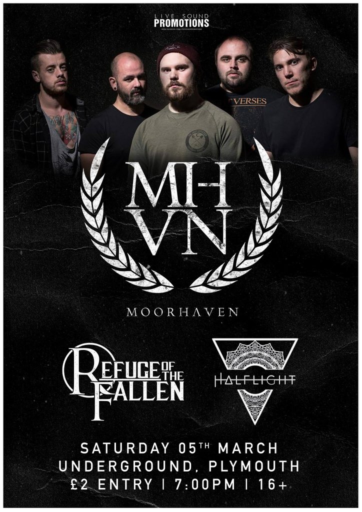 ROTF_Music's tweet image. This bad boy is on Saturday with @MoorhavenUK &amp;amp; @HalfLightDevon thanks to @LSPromoPlymouth RT for a cookie! 🍪