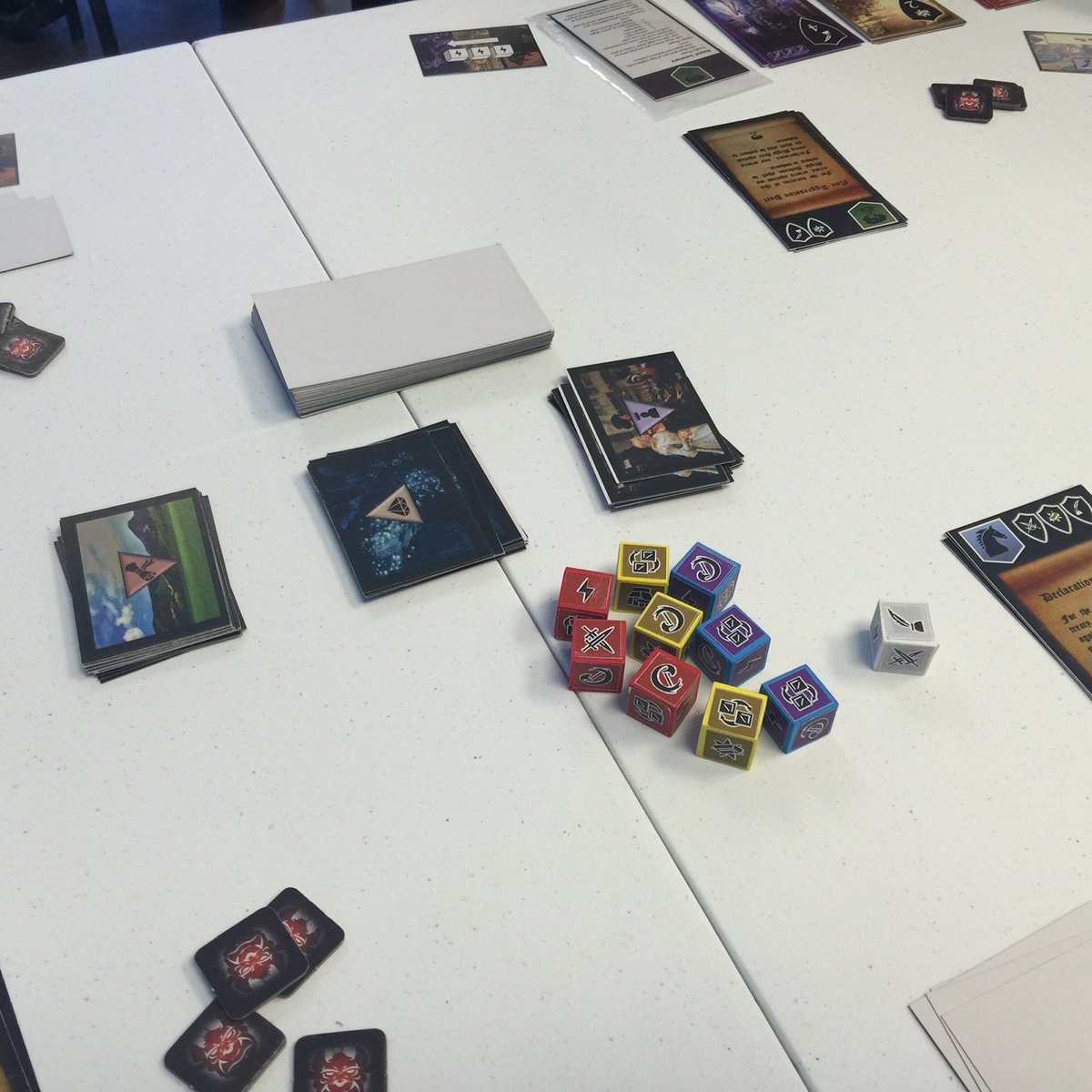 DalDesignGroup's tweet photo. @ddgbrad Absolute Rule!! Played at @docscomicsgames during Dallas Satellite event. https://t.co/oG4mte5f4l