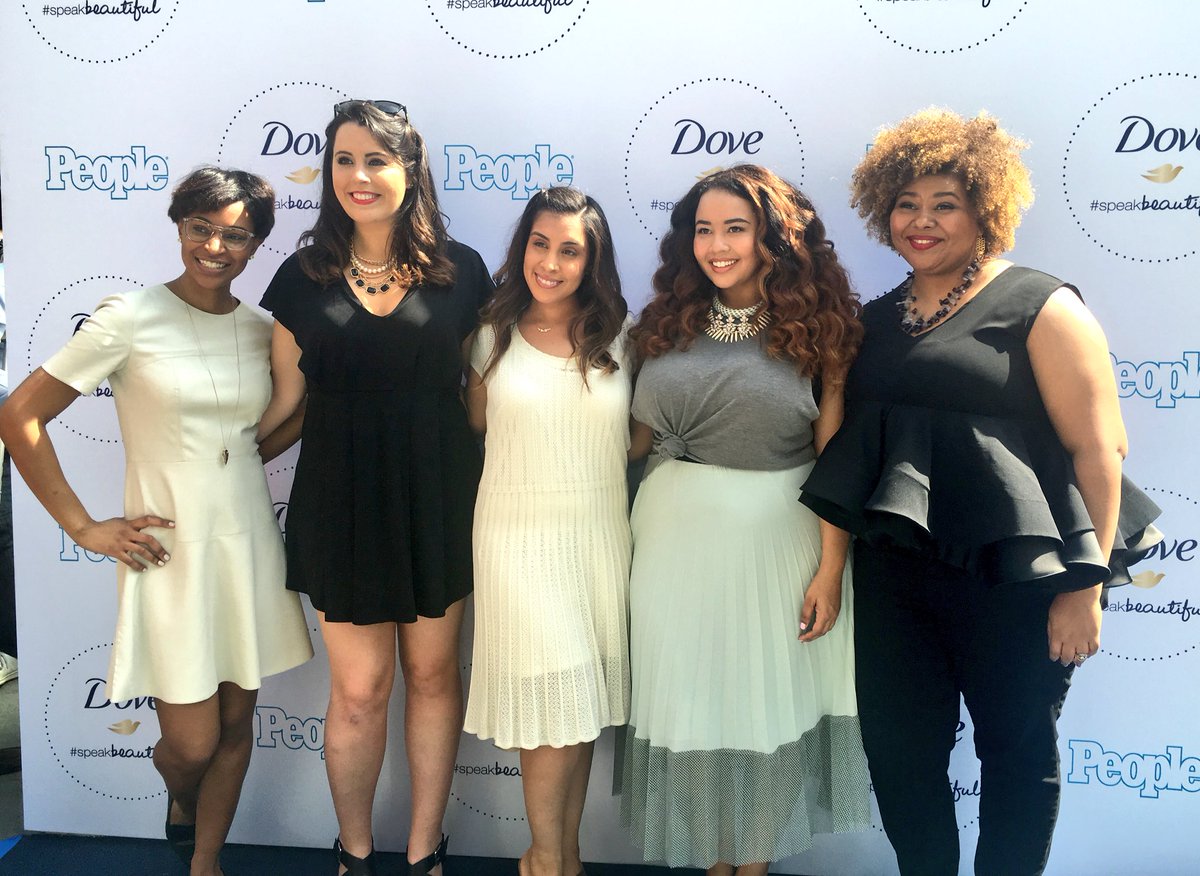 We're here with <a href="/Dove/">Dove</a>'s #SpeakBeautiful influencers—all looking like stars at the #Oscars! ✨