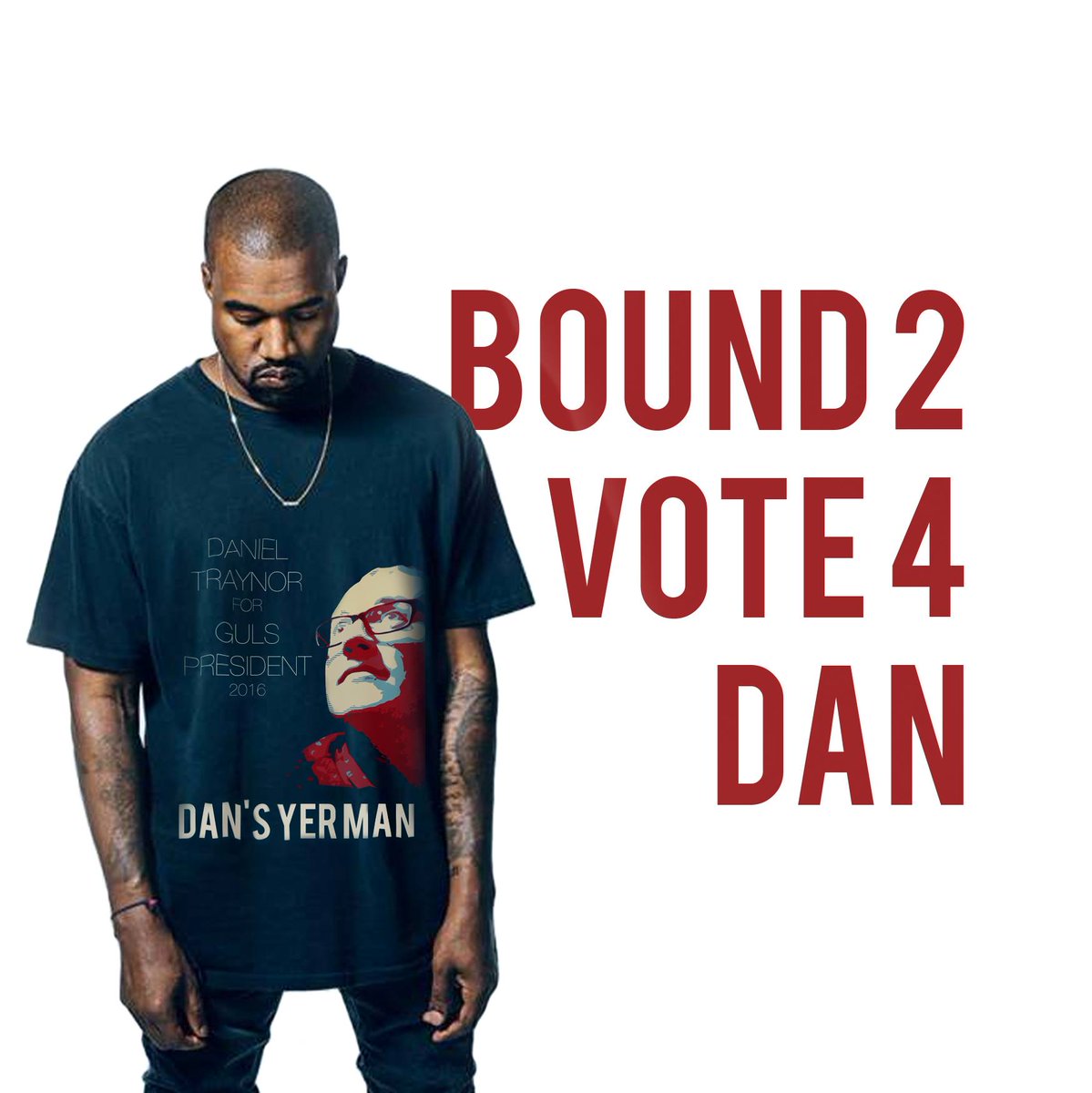 dansyerman2016's tweet photo. We love Dan more than Kanye loves Kanye! 

#DANyeWest #GULdigger #dansyerman https://t.co/DmXXFwSUBw