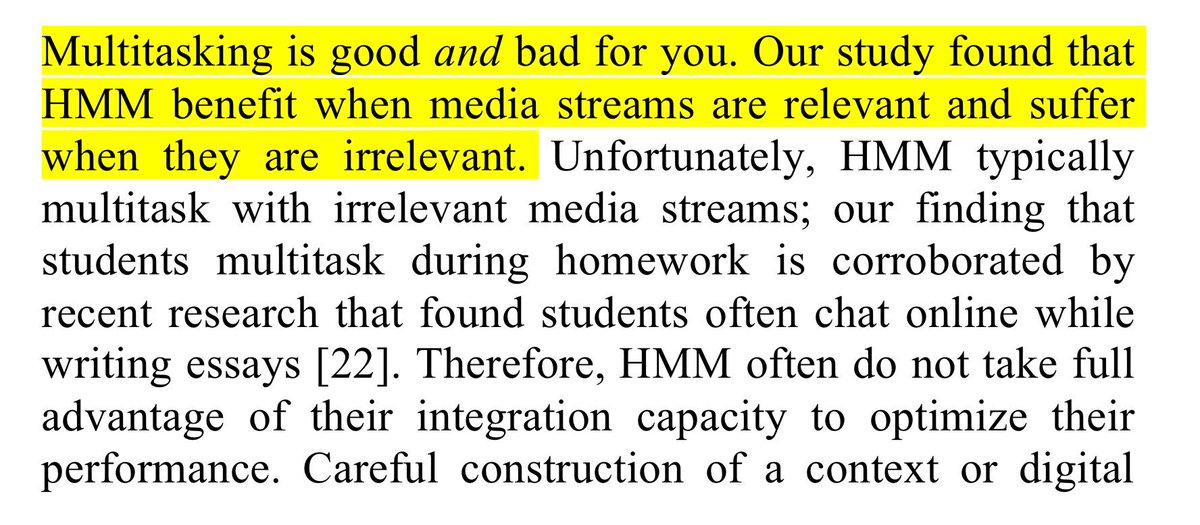 SueGT1's tweet image. Stop #meded myths. #stopmultitasking &quot;@ARJalali: effects of Chronic Multitasking@hwitteman  rosakranse.files.wordpress.com/2014/04/paper1… https://t.co/sZVFfudJUW&quot;