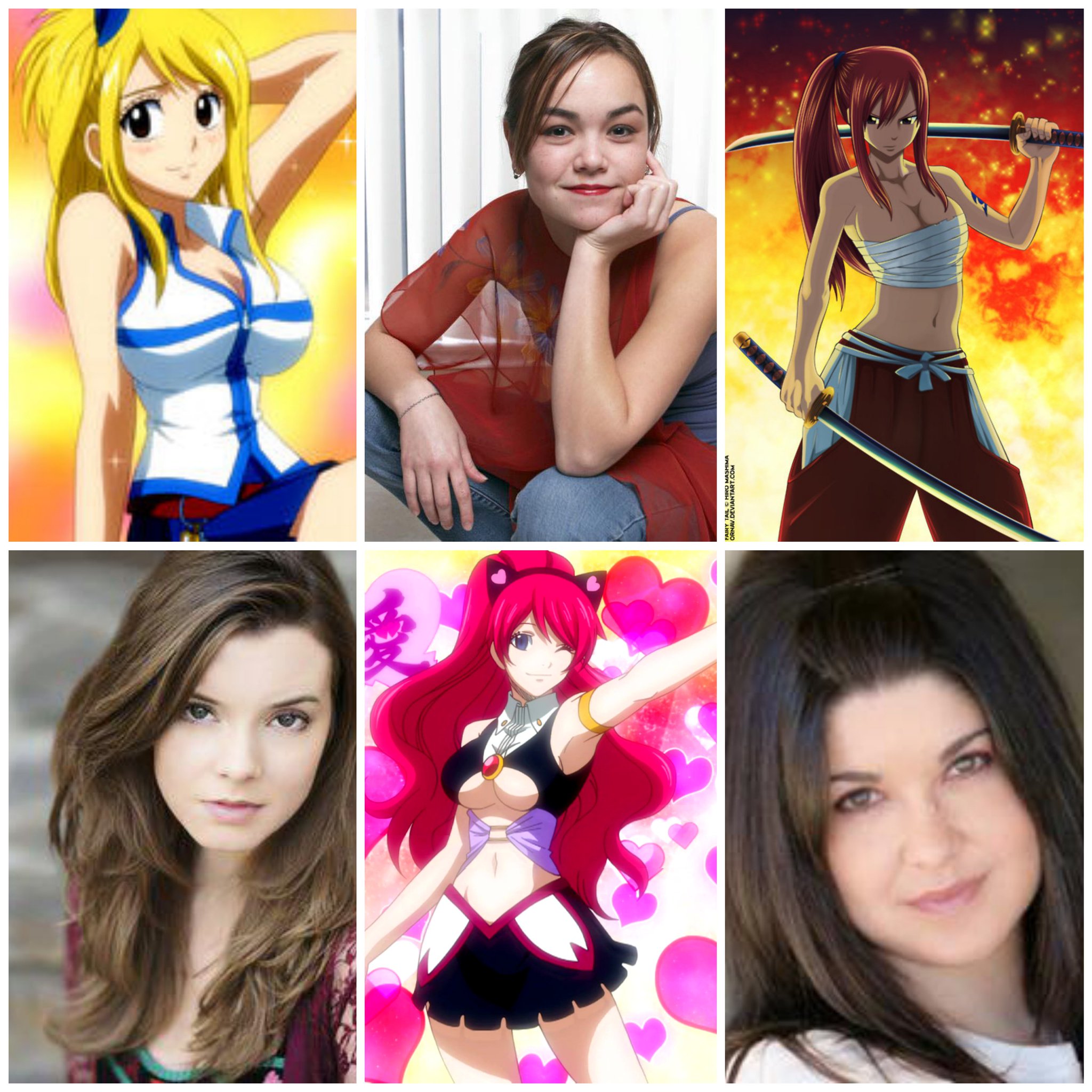 Colleen Clinkenbeard(#EzraScarlet), Cherami Leigh(#LucyHeartfilia), & T...