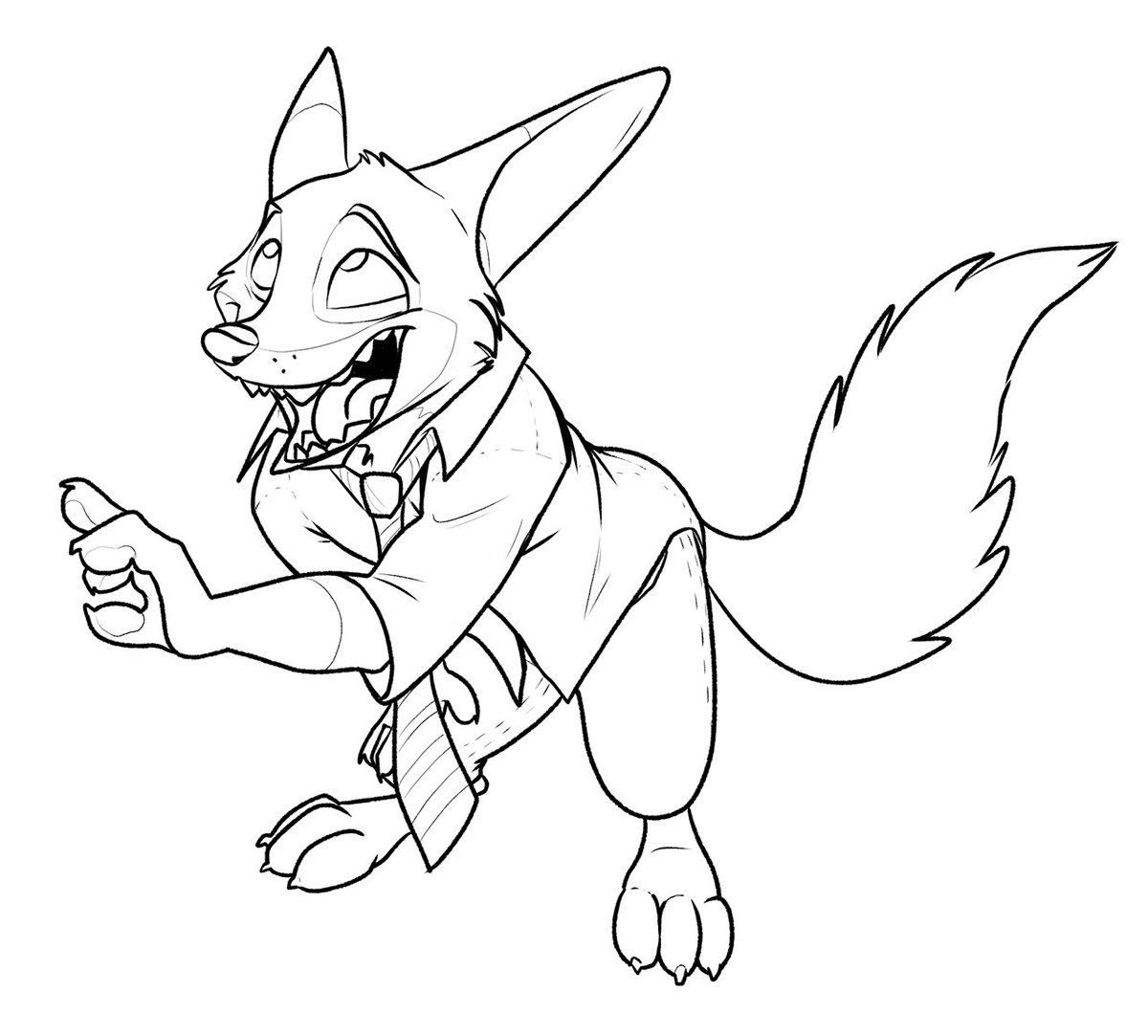 Secoh2000's tweet photo. @DisneyZootopia #LooksUp "Oh heeeeey guys... what's up?" #NickWilde #Zootopia #doodle https://t.co/JVUsWUOQbJ