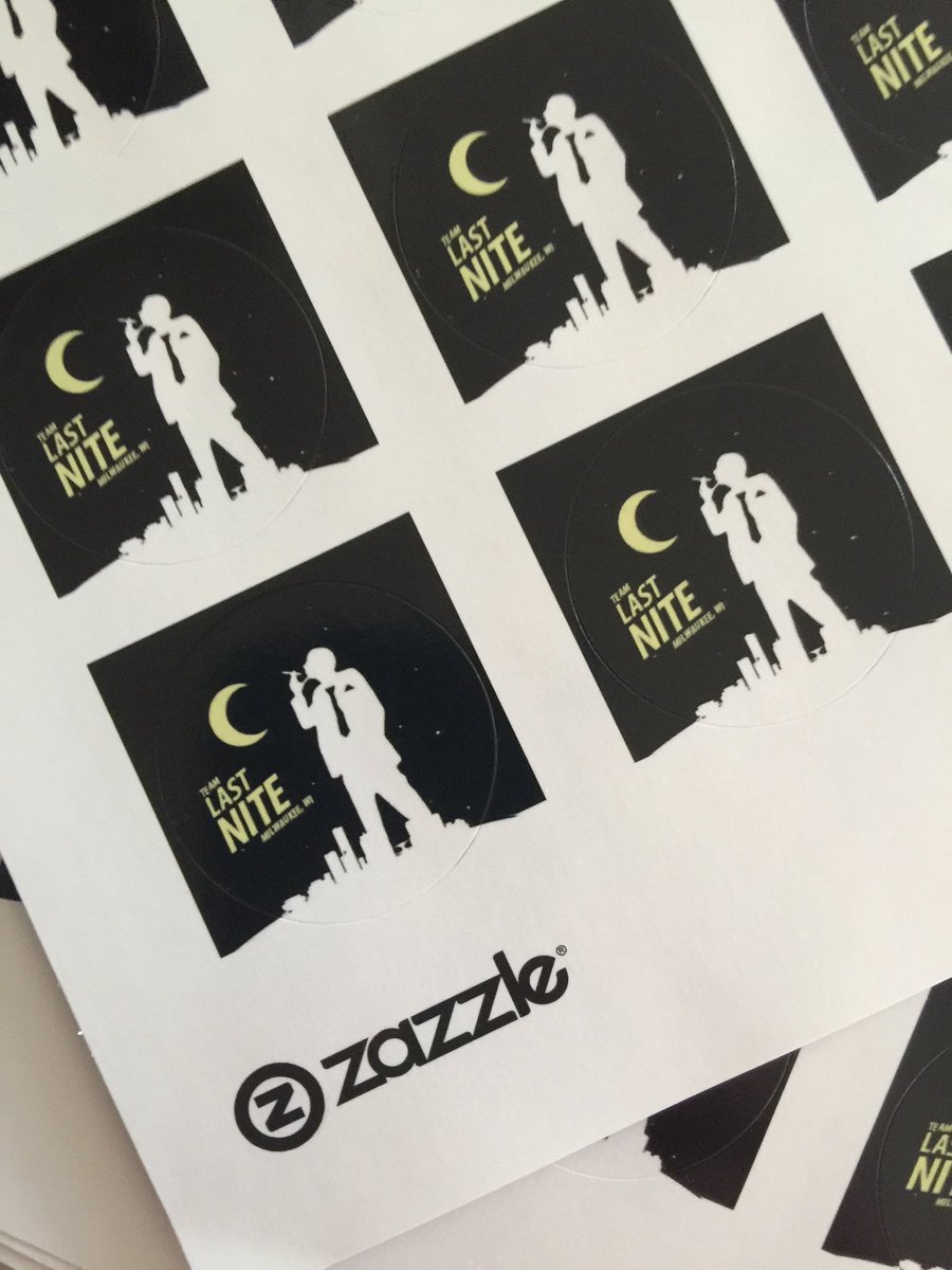 TeamLastNite's tweet photo. #TeamLastNite has logo swag from @zazzle so get ready @visitmilwaukee we're coming. https://t.co/cSeqlVvKFo
