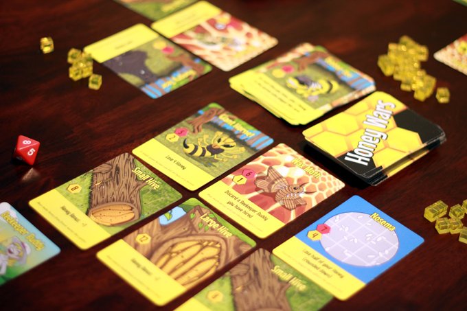 GoldSealGames's tweet photo. #HoneyWars launches on @kickstarter in less than two days! Get excited! Check it out at https://t.co/C1GJL6IF6w https://t.co/Eyf9fqjiUc