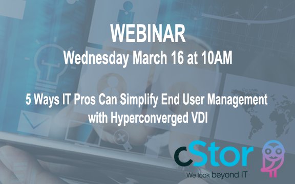 cStorHoots's tweet photo. #Webinar: @Nutanix Hyperconverged VDI Solution Delivers High Performance to End Users https://t.co/yw7LypdGam https://t.co/Jyp5oqJHEu