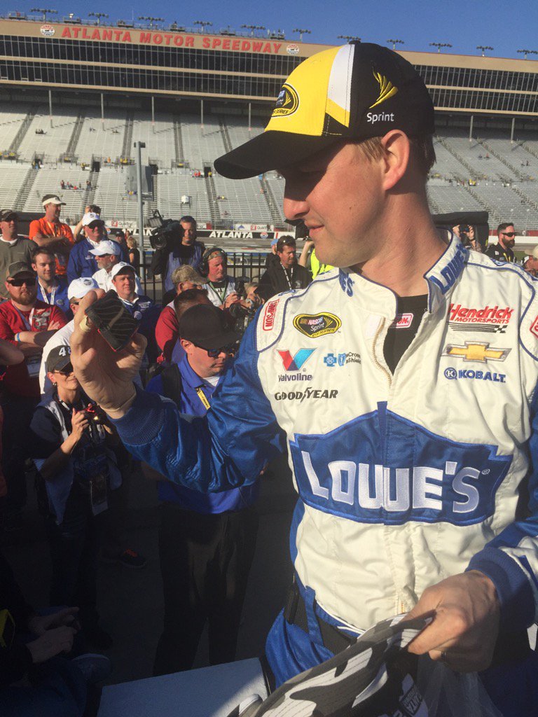 allyracing's tweet photo. When you're Facetiming your kids in Victory Lane... 😂 #cooldad https://t.co/eLZtVgHFht