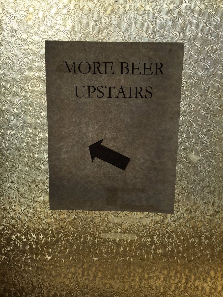 beauxkneauxz's tweet photo. A sign you always want to see! @MashedInOKC @TapWerks #mashedinokc https://t.co/oj4xK2q4ez