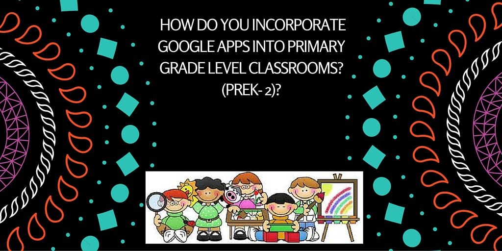 MusicalNanci's tweet image. Q4:  How do you incorporate Google Apps into Primary grade level classrooms (PreK-2)? #PGEdTech