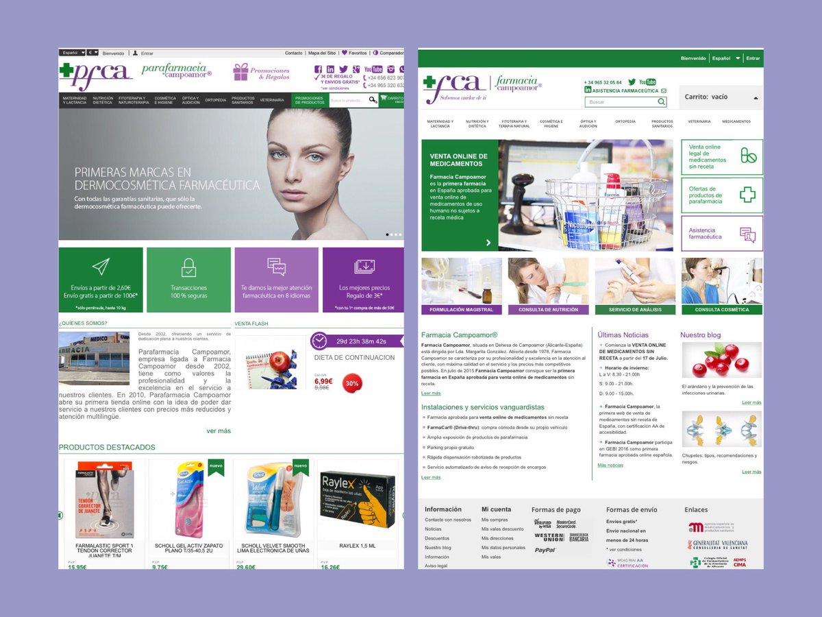 fcacampoamor_en's tweet photo. #ParafarmaciaCampoamor
#FarmaciaCampoamor
Two companies to be able to satisfy all your needs
#WeKnowHowToCareOfYou https://t.co/RK1RzZdTcq