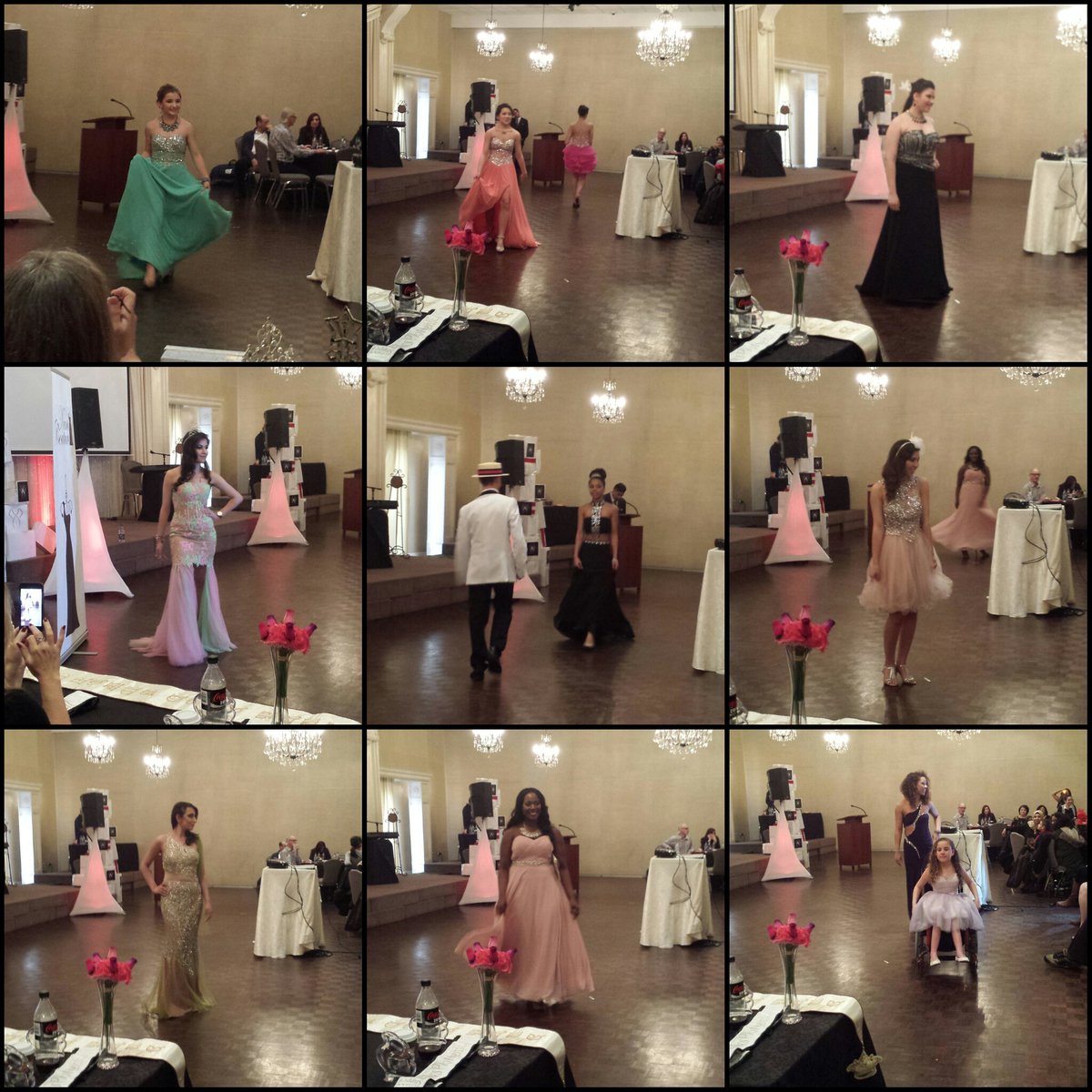 ErinMillsYouth's tweet photo. Prom dress fashion show by #nanacouture #shehasavoice #ProjectAwareness @SheHasAVoice https://t.co/ko1FEqBpGJ