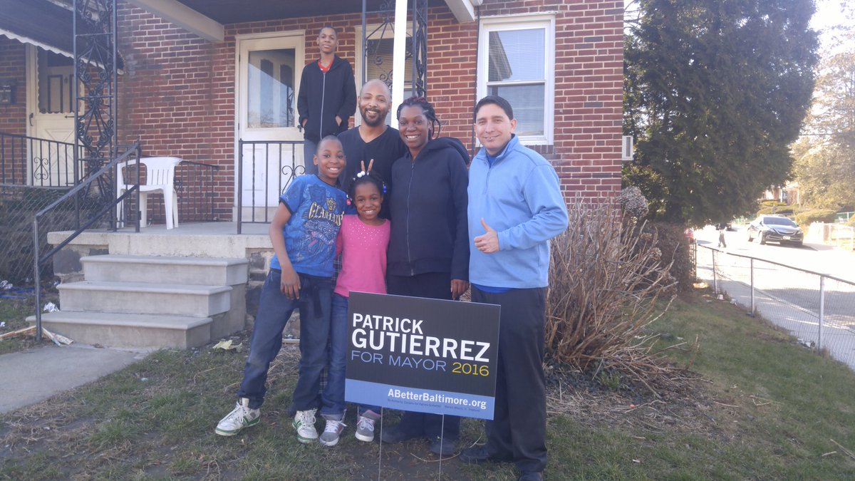 abetterbmore's tweet photo. All day, every day, all around the city, this is the response we've been getting. Who's next? #gutierrezformayor https://t.co/BXyFBWHSoN