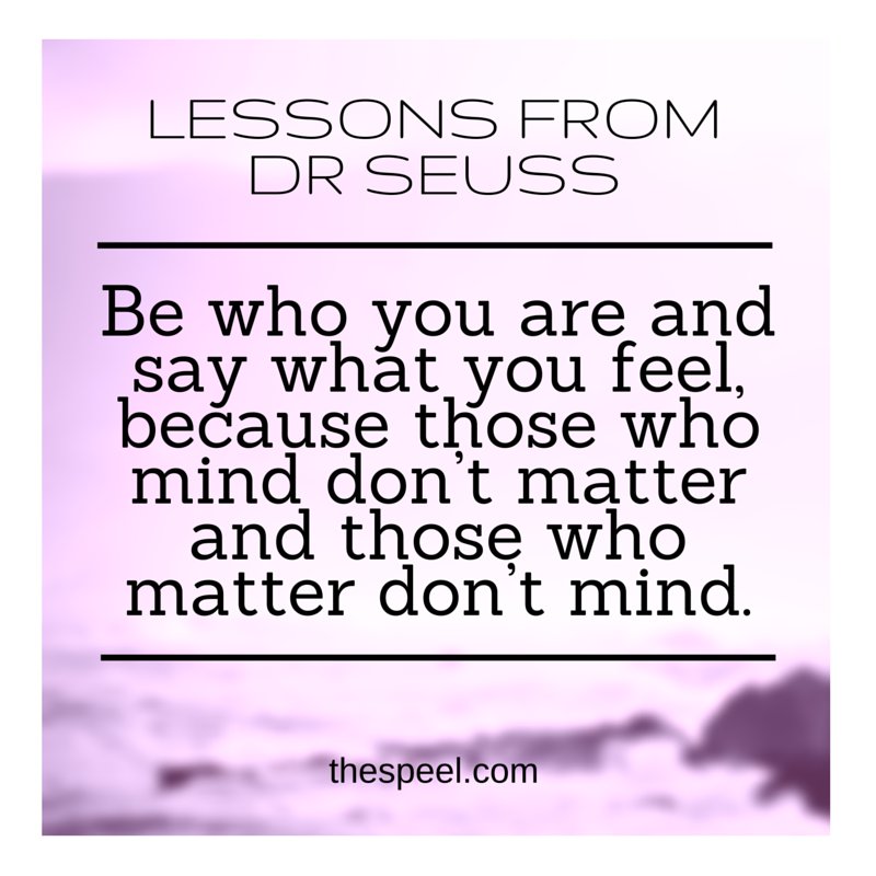 TheSpeeLBlog's tweet photo. Lessons from Dr Seuss number three! https://t.co/Z59Ut4udne