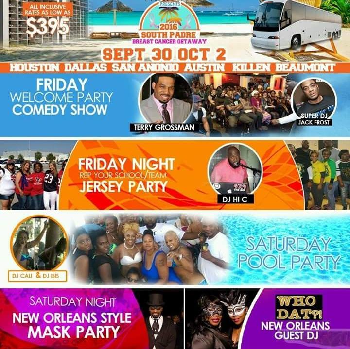 SPadreGetaway's tweet photo. #SouthPadreGetaway #PartyWithAPurpose #KickCancer #DJCaliRoyce #GODJHIC #WhoDat #REDCARPETAFFAIRZ https://t.co/S9pfyuMrht