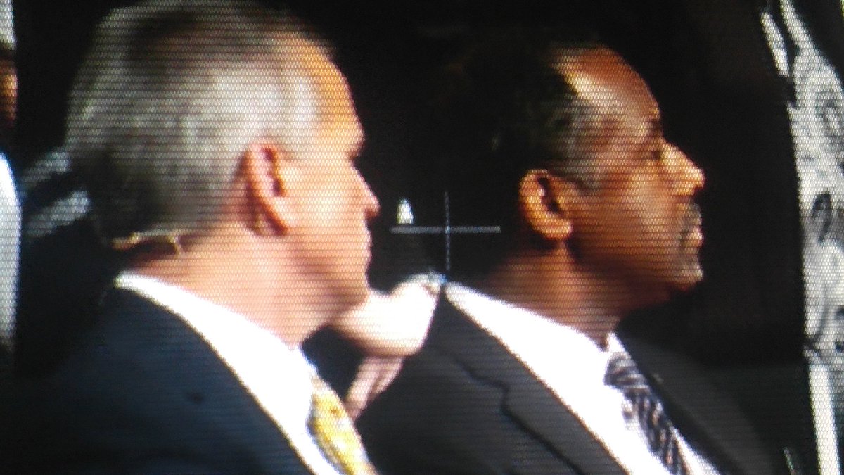 PhotoZorn_TV's tweet photo. .@RealBenCarson is listening to hymns and the message from the Pastors #RochSpringsChurch in #MilnerGa @FOX5Atlanta https://t.co/lGxMpUOQO7