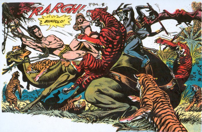 I've never seen them in person, but I'm sure the Russ Manning Tarzan collections are excellent.