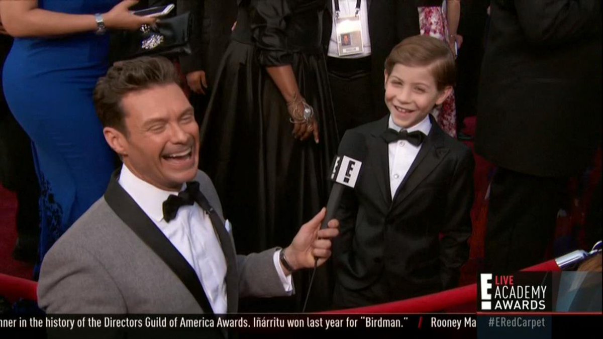 enews's tweet photo. Jacob Tremblay's perspective on the #ERedCarpet at the #Oscars? "You see a lot of legs." https://t.co/PyypwmMvB7