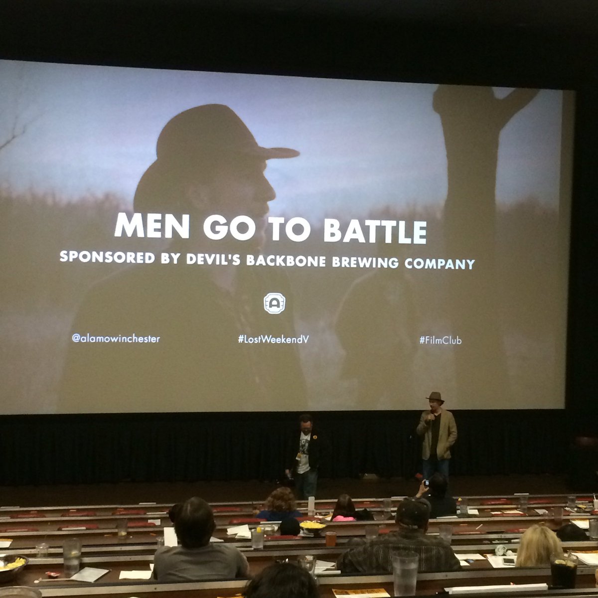markkidesign's tweet photo. Excellent weekend at #WinchesterFilm Club and loving Q&amp;A with #DavidMaloney https://t.co/iqYvB5On1F