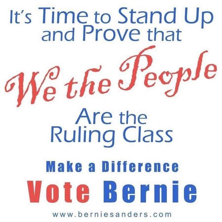 3AMArtPR's tweet photo. It's go time,kids! Stand up for #BernieSanders FeelTheBern #Vote #SuperTiesday is coming! https://t.co/UTK8BkvXHt