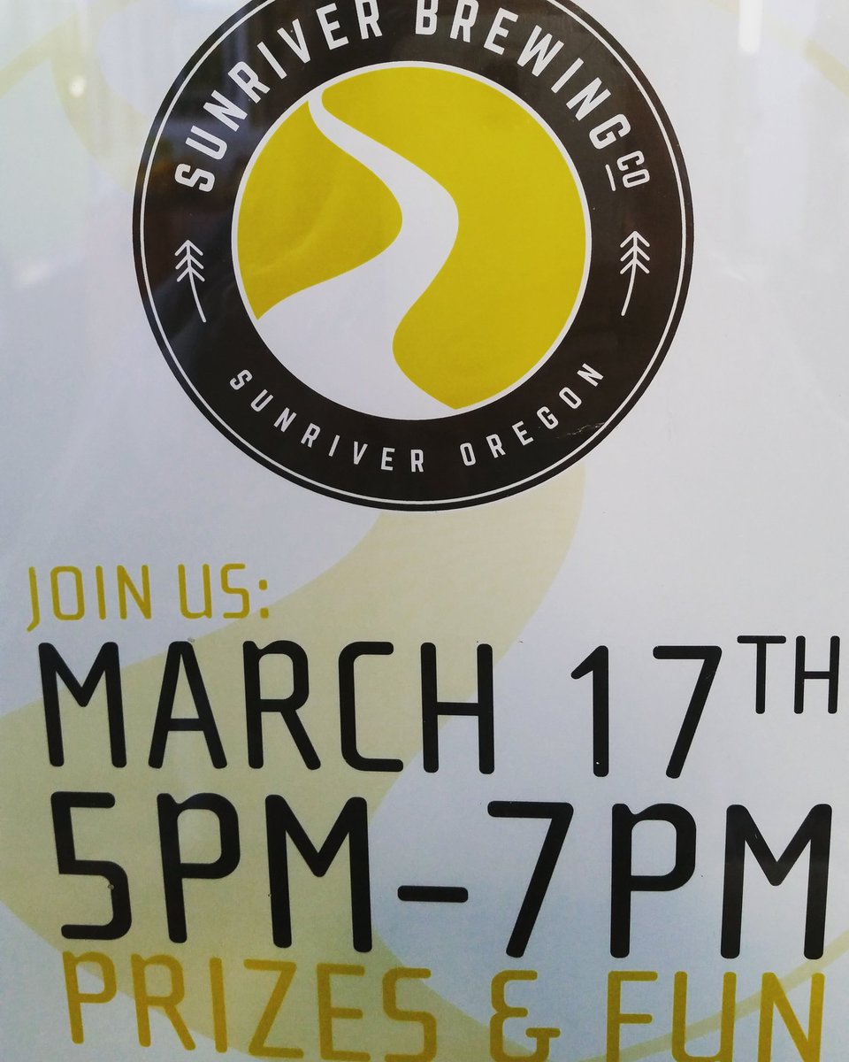 dogheavenhd's tweet photo. Join us for a tasting on March 17th! Guarenteed to be a great time! #BeerTasting #Prizes #SunriverBrewing #Tasting https://t.co/Wdz2wWk3xH
