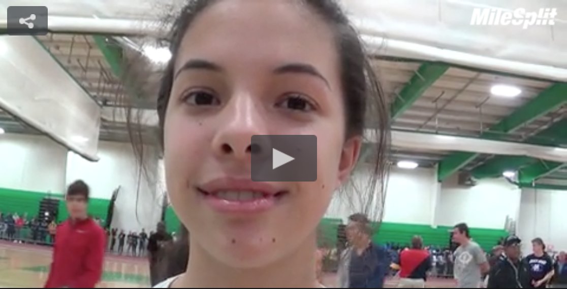 Interview: 6A girls 1000 champ Reagan Bustamante of West Springfield (2:52.20) va.milesplit.com/videos/122767 #MileStates