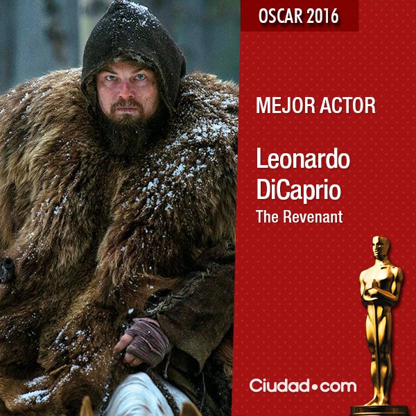 ciudad_magazine's tweet photo. #Oscars

MEJOR ACTOR Ganador

Leonardo DiCaprio (Revenant: El renacido) https://t.co/qwGN0uP934