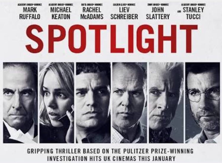 tribundergi's tweet photo. #Oscars EN İYİ FİLM: 
S P O T L I G H T https://t.co/uw4Apx2vHw