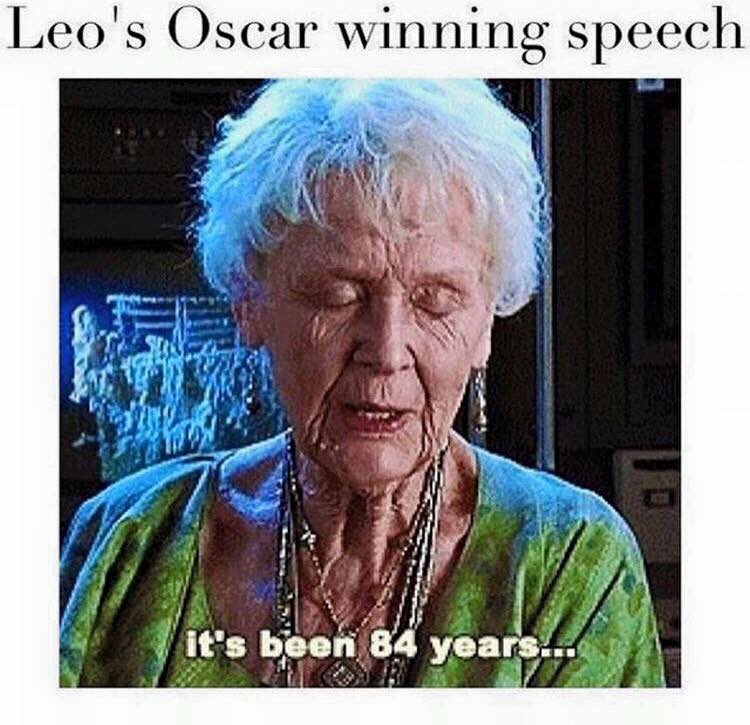 MelleFortin's tweet photo. #Oscars #LeonardoDiCaprio https://t.co/B3cqRon5xG